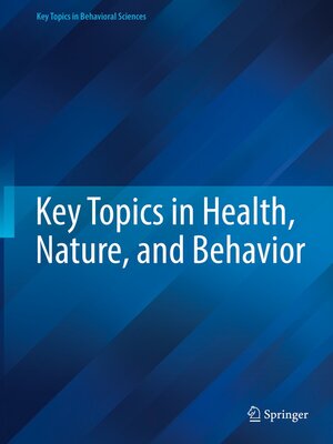 cover image of Key Topics in Health, Nature, and Behavior